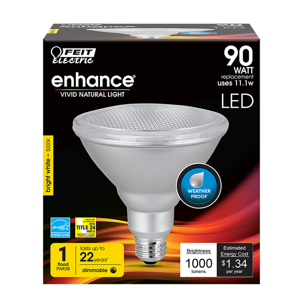 Feit Electric BULB LED PAR38 11.1W 3K PAR38DM/930CA